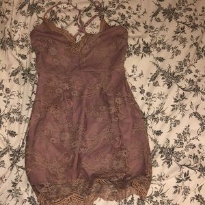Tobi purple lace dress!